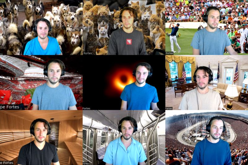 Dogs and Cats live together at the US Open before the Benfica match in a Black Hole within the White House Sauna which arrived via NYC subway to the Indy 500